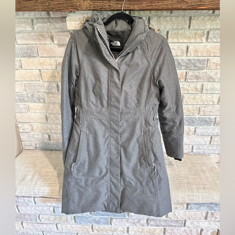 The North Face Women Arctic Parka | Small | Gray | Winter Coat | - Picture 3 of 13